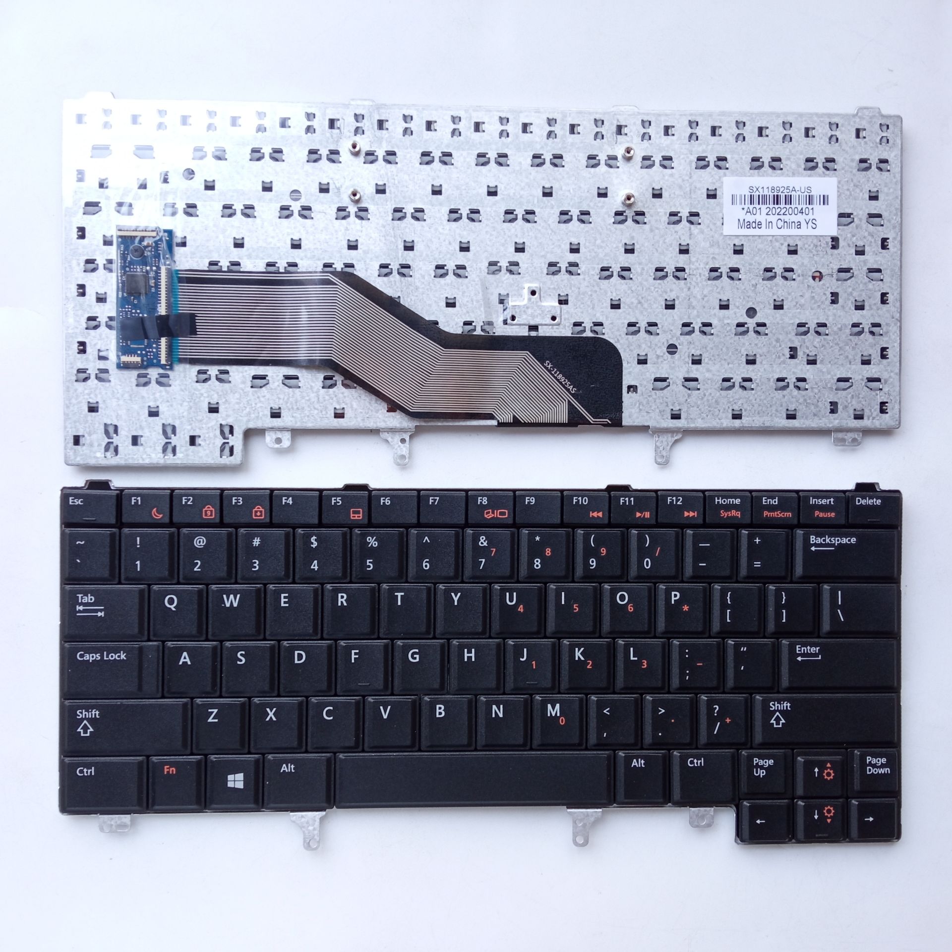 Picture of New Replacement Laptop Keyboard For DELL E5420/E6420 BLACK (OEM) US Layout